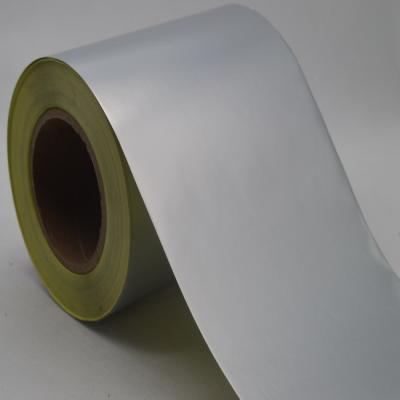 China Hot Melt Glue Matte Silver 1080mm Aluminum Foil Stickers for sale