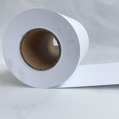 China Coated Cloth Hot Melt Glue 100G White Glassine Liner Fabric Label for sale