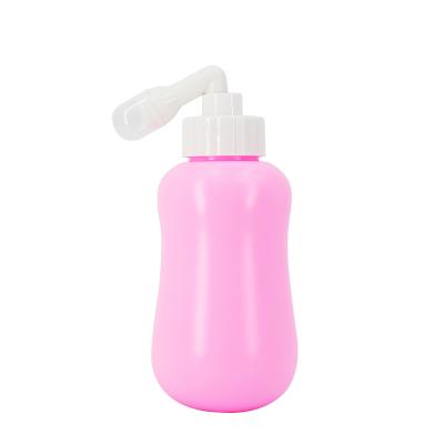 China Travel 300ml Modern Bidet Bottle Portable Mini Handheld Bidet Sprayer for Personal Hygiene Care-Pink for sale