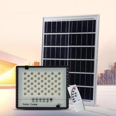 China Outdoor Garden OEM Flood Light Energy Saving Led Solar Panel Flood Lighting For Garden Stadium for sale