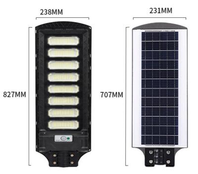 China ROAD factory direct sales street light 120W human body outdoor waterproof induction all-in-one solar street light for sale