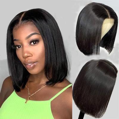 China Natural Hd Lace Wig Women Front Afro Wigs For Black Silky Straight Hair Lace Front Wig for sale