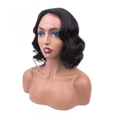 China Body Wave Wholesale T Piece Lace Hair Wig Vendors Lace Closure Body Wave Bob Wigs for sale