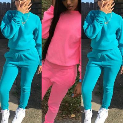 China 2021 Spring Hot Sale Two Piece Tracksuit Breathable Slim Fit Women 2 Piece Set Tracksuits Sweat Suits for sale