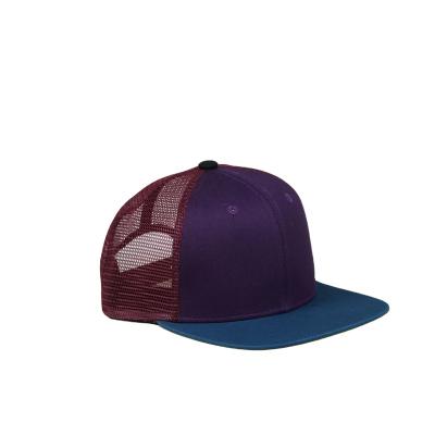 China breathable & Colorful High Quality Waterproof Mesh Custom Underbrim Printed Baseball Trucker Hat for sale