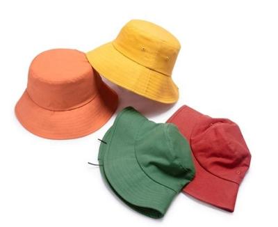 China Wholesale High Quality Cotton Unisex Plain Two Sides Image Custom Fisherman Bucket Hats for sale