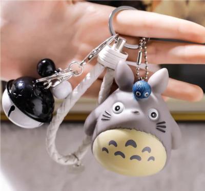 China New mini kawaii totoro cartoon pvc silicone promotional cute custom gift key chain custom gift key chain for sale