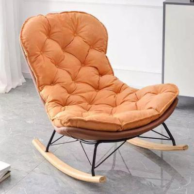 China Wholesale Home Furniture Fashion Comfortable Velvet Antique Extended Sofa Modern Lounge Leisure Chair For Rocking Living Room for sale