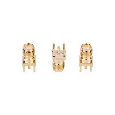 China Professional Manufacturer 5mm SMA Connector Antenna 180 Degree Straight End Board Female Plug UB06000250A for sale