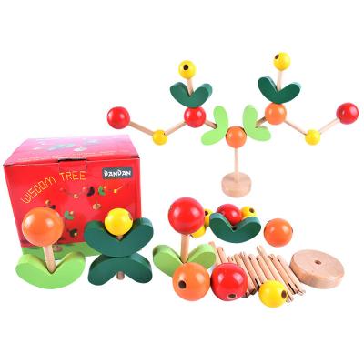 China Montessori kids wooden toys wooden colorful educational montessori wooden toy for sale