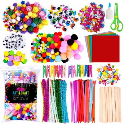 China 2021 Handmake Kids Craft Art Supply Kindergarten Homeschool Supplies DIY Assorted Craft Set DIY Kit for sale