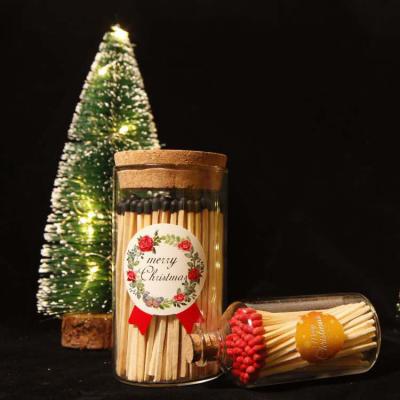 China Matches In The Glass Jar Matches In The Glass Jar Delicate Gift Holiday Match For Christmas for sale