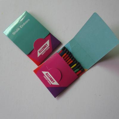 China Colorful hotel advertising promotion hotel matchbook bulk holder match printed cardboard book matches for sale