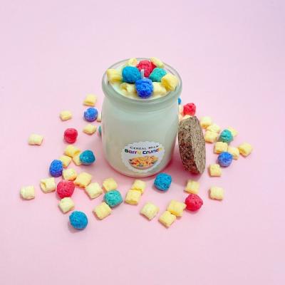 China Lucky Charms Cereal Candles Soy Fragrance Cereal Candle Wedding Party Bedroom Candle Cheap High Quality Popular Scented Wholesale Price for sale