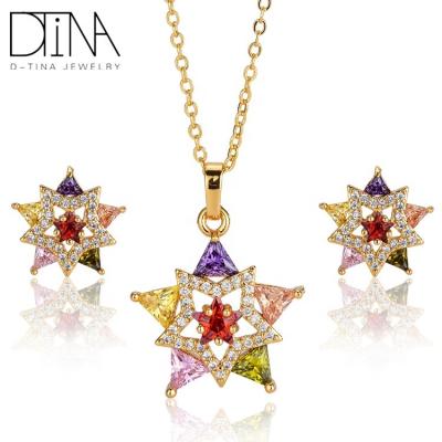 China 2019 New ALLOY DTINA Star Jewelry Set Fashion Jewelry Set for sale