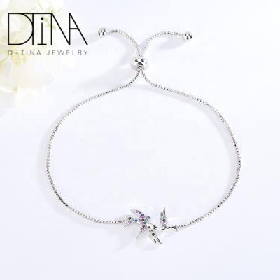 China Newest fashion style bangles DTINA flying fish sweet romantic girl bracelet Hot kiss retractable bracelet for sale