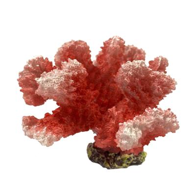 China Viable Life Size Aquarium Resin Seafood Crafts Accessories Ornament Resin Coral Decoration for sale