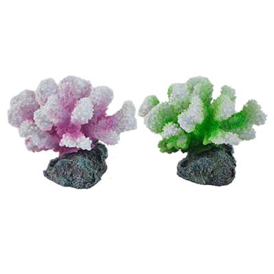 China Wholesale Resin Viable Artificial Decorative Sea Aquarium Ornament Coral Reef For Fish Tank for sale