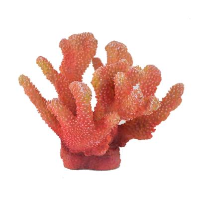 China Wholesale OEM Aquarium Decoration Viable Artificial Polyresin Coral Ornament For Fish Tank for sale