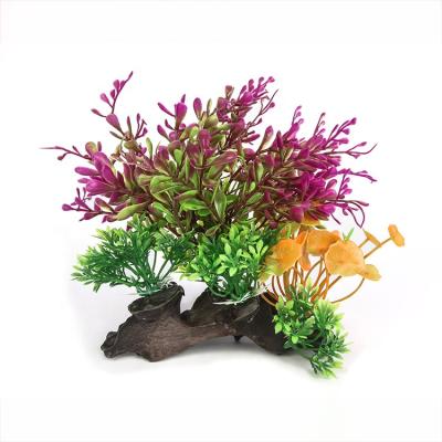 China Viable Plastic Aquarium Decoration Accessories Aquarium Water Grass Plant Artificial Ornament for sale