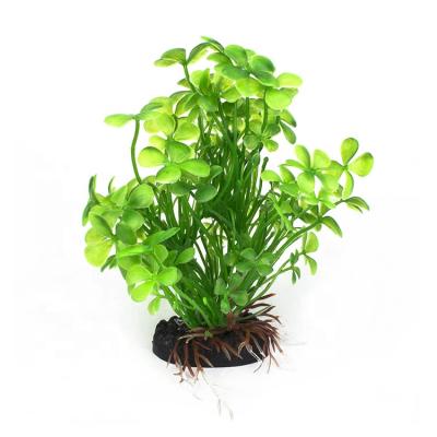 China Aquarium Viable Plant Decoration Aquarium Accessories Artificial Bottom Water Grass Ornament for sale