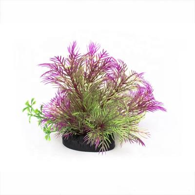 China Viable Cheap Harmless Plastic Aquarium Ornaments Artificial Aquarium Plants Decor for sale