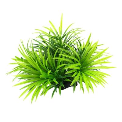 China Viable Aquarium Ornaments Fish Tank Decoration H10cm Artificial Plastic Aquatic Plants For Sale for sale