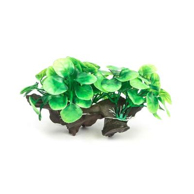 China Viable Wholesale Aquarium Accessories Artificial Plastic Plant Ornaments Decor for sale