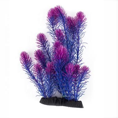 China Viable Aquarium Aquatic Plants Artificial Landscape Ornaments Plastic Aquarium Plants Decoration for sale