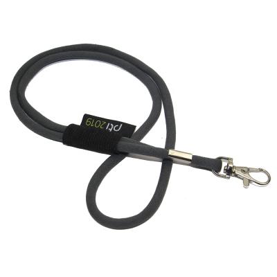 China Luxury Top Quality Woven Neck Strap Lanyard Cord With Custom Label for sale