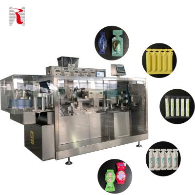 China HOLS-118 Full Food Servo Control Automatic Essence For Face Liquid Ampoules Filling And Sealing Machine for sale