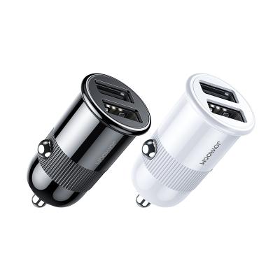 China USB Charging CE 3.1A Mini USB ROHS Dual Left USB Car Charger Joyroom Ultra Compact Flame Retardant Mobile Phone FCC for sale