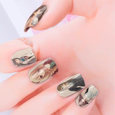 China Lasting long type 2019 latest fashion top design nail polish remover 2D product wrap for sale