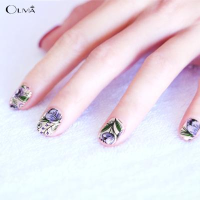 China Super Flexible Design Nail Art Sticker Graceful Nail Art Water Decals Canada for sale