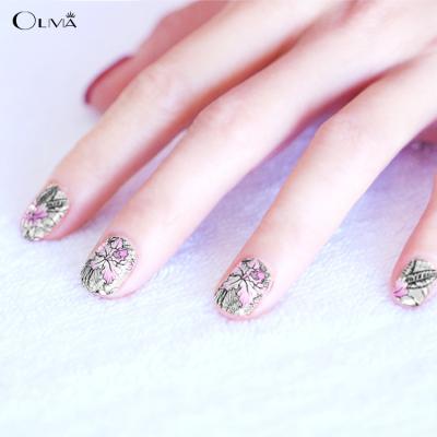 China 2022 super flexible high quality nail art designs full cover water decals voor nagels for sale