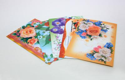 China Custom Gloss Artpaper Postcard Book Printing Services , Foil Stamping Embossing for sale