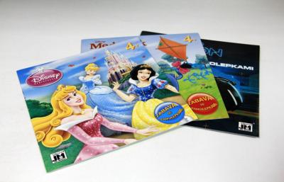 China 4/4C Full Color Comic Saddle Stitch Book Binding Wood-Free Paper Book for sale