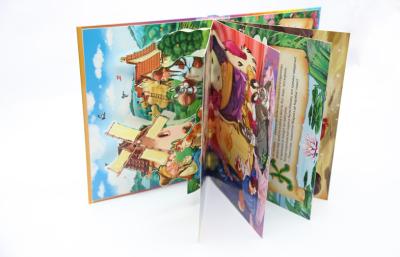 China OEM Custom Pop Up Full Color Book Printing With 128gsm / 157 Glossy Art Paper for sale