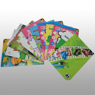 China Boardbook Binding Art Paper Coloring Book Printing , Full Clour Offset Printing for sale