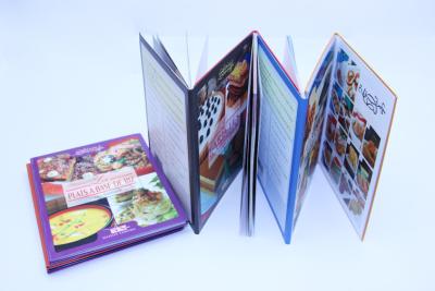 China Hardcover Flexibound Cook coloring book printing With Art Matt Lamination for sale