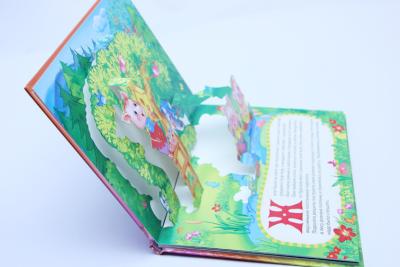 China Glanzende Kunstdocument 3D Pop-Up Kaartdruk voor de de Drukdiensten van Boardbook/Magazing- Te koop