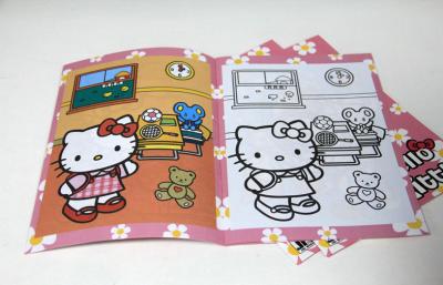 China Children Unique Saddle Stitch Printing Binding Books With Panton Color Printing for sale