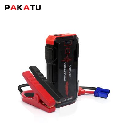 China 2000A Mini Jump Starter Peak Current 12v 24V 20000mAh Jump Starter Emergency Power Car Tools Jump Starter Kit for sale