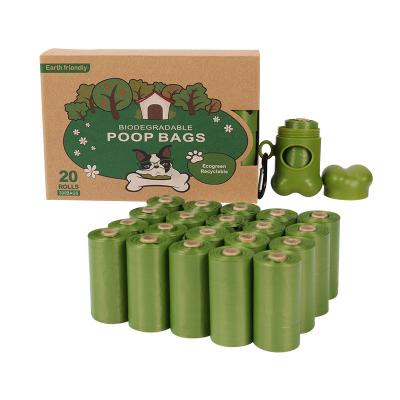 China Sustainable Ground Reted Dog Poop Bags Compostable Biodegradable Dog Poop Bag Holder With Dispenser for sale