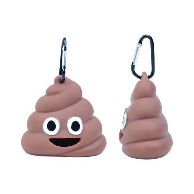 China Viable Hot Sale Portable Dog Waste Hang Buckle Bag Dispenser Pet Poop Bag Holder for sale