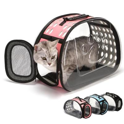 China Approved Sustainable Folding Pet Carrier Bag Breathable Pet Bag Travel Carrier Pet Supplier for sale