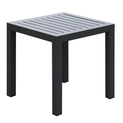 China Modern Furniture Commercial And Residential Aluminum Outdoor Patio Coffee Table For Garden Hotel Retailer for sale