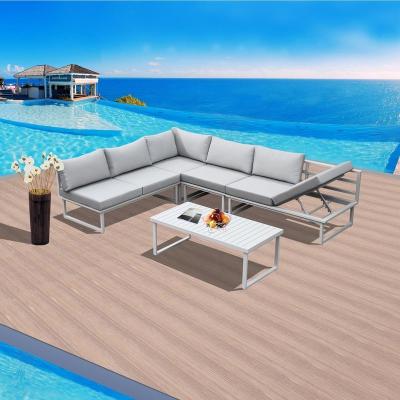 China Garden Sofa Modern Outdoor Patio Garden Furniture Sofa Sets For Contract Hotel Design for sale