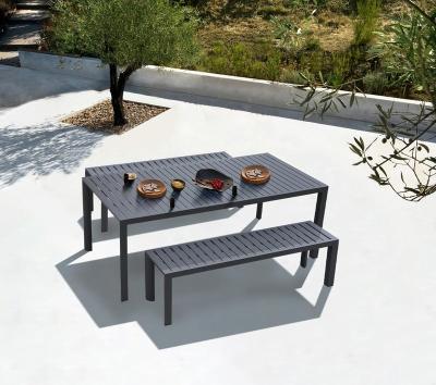 China KT Modern Aluminum Tennis Bench Outdoor Bench For Garden for sale