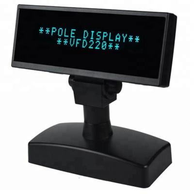 China DC5V CE/FCC POS Customer Display 5*7 dot matrix 3000H BLE/WiFi/USB/RS232 for sale